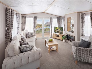 2023 Carnaby Highgrove Static Caravan Holiday Home lounge