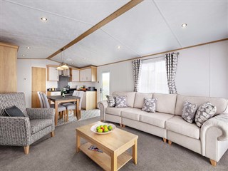 2023 Carnaby Highgrove Static Caravan Holiday Home lounge