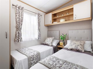 2023 Carnaby Highgrove Static Caravan Holiday Home twin bedroom