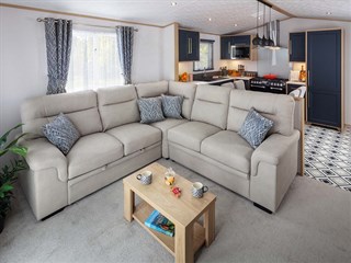 2023 Carnaby Chantry Lodge Static Caravan Holiday Home lounge