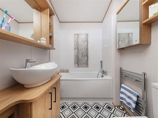 2023 Carnaby Chantry Lodge Static Caravan Holiday Home bathroom