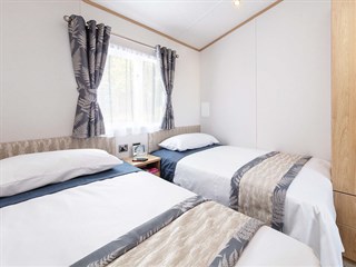 2023 Carnaby Chantry Lodge Static Caravan Holiday Home twin bedroom