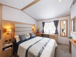 2023 Carnaby Chantry Lodge Static Caravan Holiday Home main bedroom