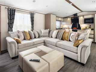 2023 Carnaby Langham Static Caravan Holiday Home lounge