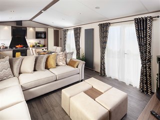 2023 Carnaby Langham Static Caravan Holiday Home lounge