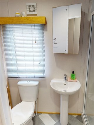 2023 Carnaby Silverdale Static Caravan Holiday Home shower room