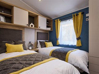 2023 Willerby Gainsborough Static Lodge Holiday Home twin bedroom