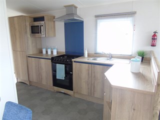 2023 ABI Adelaide Static Caravan Holiday Home kitchen