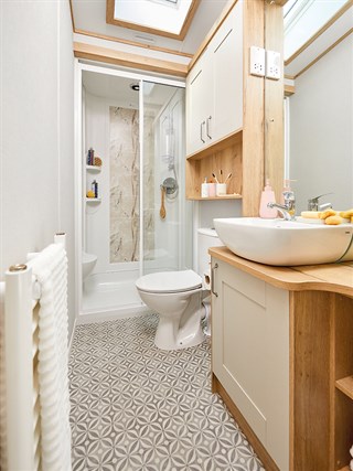 2023 ABI Ambleside Static Caravan Holiday Home shower room