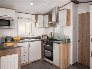2023 Carnaby Oakdale Static Caravan Holiday Home kitchen