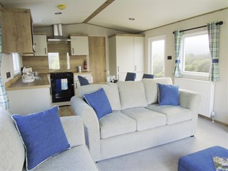 ABI Hamilton Static Caravan Holiday Home lounge overview