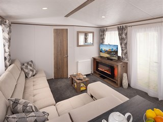 2023 Carnaby Oakdale CL Static Caravan Holiday Home lounge