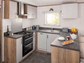 2023 Carnaby Oakdale CL Static Caravan Holiday Home kitchen