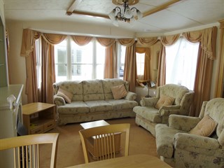 2009 Atlas Status Static Caravan Holiday Home lounge