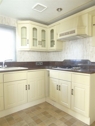 2009 Atlas Status Static Caravan Holiday Home kitchen