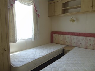 2009 Atlas Status Static Caravan Holiday Home twin bedroom