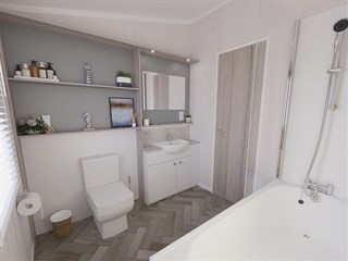 2025 Swift Edmonton Lodge Static Caravan Holiday Home bathroom