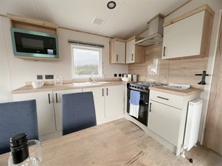 2024 ABI Hamilton Static Caravan Holiday Home dining-area overview