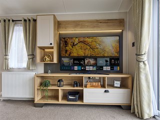 2024 Willerby Gainsborough Static Lodge Holiday Home media wall