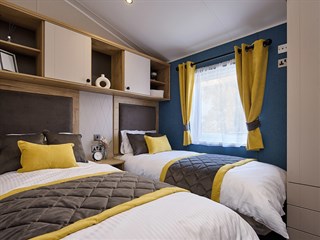 2024 Willerby Gainsborough Static Lodge Holiday Home twin bedroom
