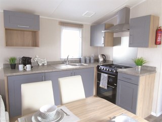 2024 Willerby Brenig Outlook Static Caravan Holiday Home kitchen dining area