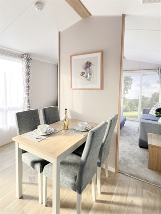 2025 Atlas aPAD Static Caravan Holiday Home dining area