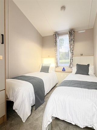 2025 Atlas Apad Static Caravan Holiday Home twin bedroom