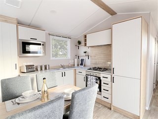 2025 Atlas Apad Static Caravan Holiday Home kitchen