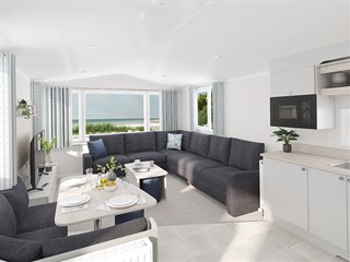 2025 Swift Loire Static Caravan Holiday Home lounge