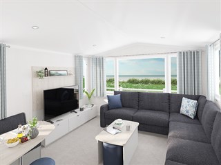 2025 Swift Loire Static Caravan Holiday Home living area