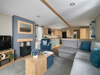 2025 ABI Wimbledon Static Caravan Holiday Home lounge