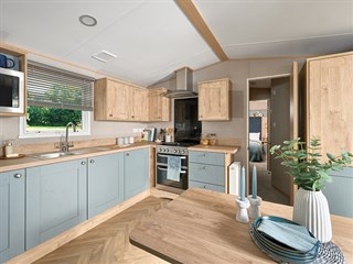 2025 ABI Wimbledon Static Caravan Holiday Home dining area
