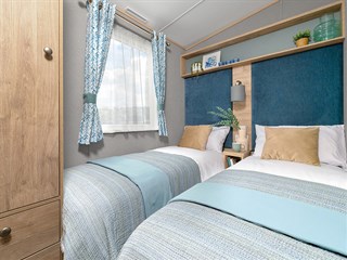 2025 ABI Wimbledon Static Caravan Holiday Home twin bedroom