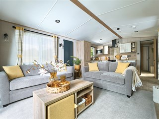 2025 ABI Beverley Static Caravan Holiday Home living area