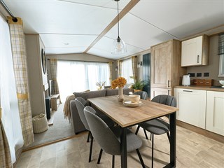 2025 ABI Beverley Static Caravan Holiday Home dining area