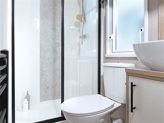 2025 ABI Beverley Static Caravan Holiday Home shower room