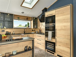 2025 ABI Westwood Static Lodge Holiday Home kitchen