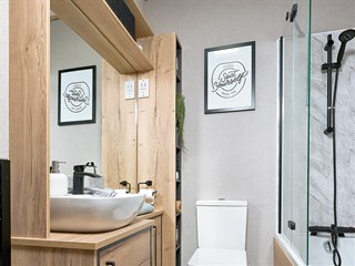 2025 ABI Westwood Static Lodge Holiday Home shower room
