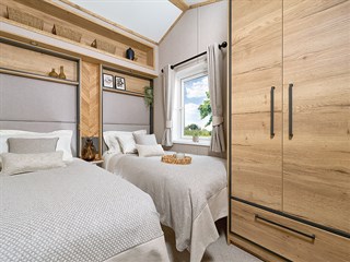 2025 ABI Westwood Static Lodge Holiday Home twin bedroom
