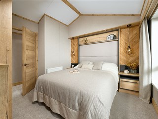 2025 ABI Westwood Static Lodge Holiday Home main bedroom