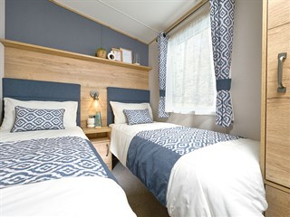 2025 ABI Windermere Static Caravan Holiday Home twin bedroom