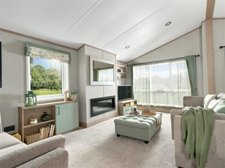 2025 ABI Kielder Exclusive Static Lodge Holiday Home lounge
