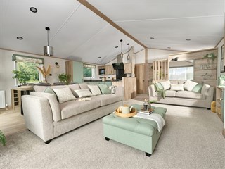 2025 ABI Kielder Exclusive Static Lodge Holiday Home living area