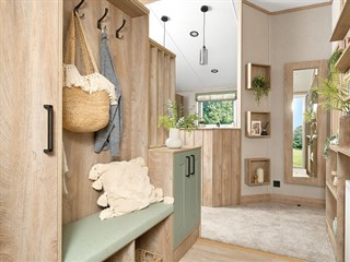2025 ABI Kielder Exclusive Static Lodge Holiday Home hallway