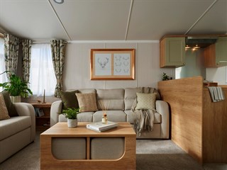 2025 Swift Provence Static Caravan Holiiday Home lounge