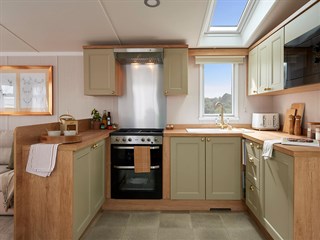 2025 Swift Provence Static Caravan Holiiday Home kitchen