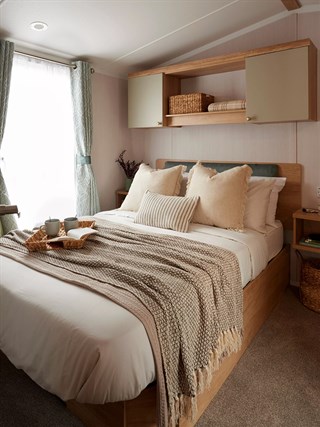 2025 Swift Provence Static Caravan Holiiday Home main bedroom