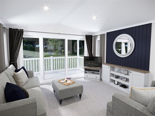 2025 Swift Margaux  Static Caravan Holiday Home lounge