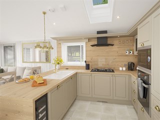 2025 Swift Toronto Lodge Static Lodge Holiday Home kitchen
