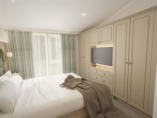 2025 Swift Toronto Lodge Static Lodge Holiday Home main bedroom